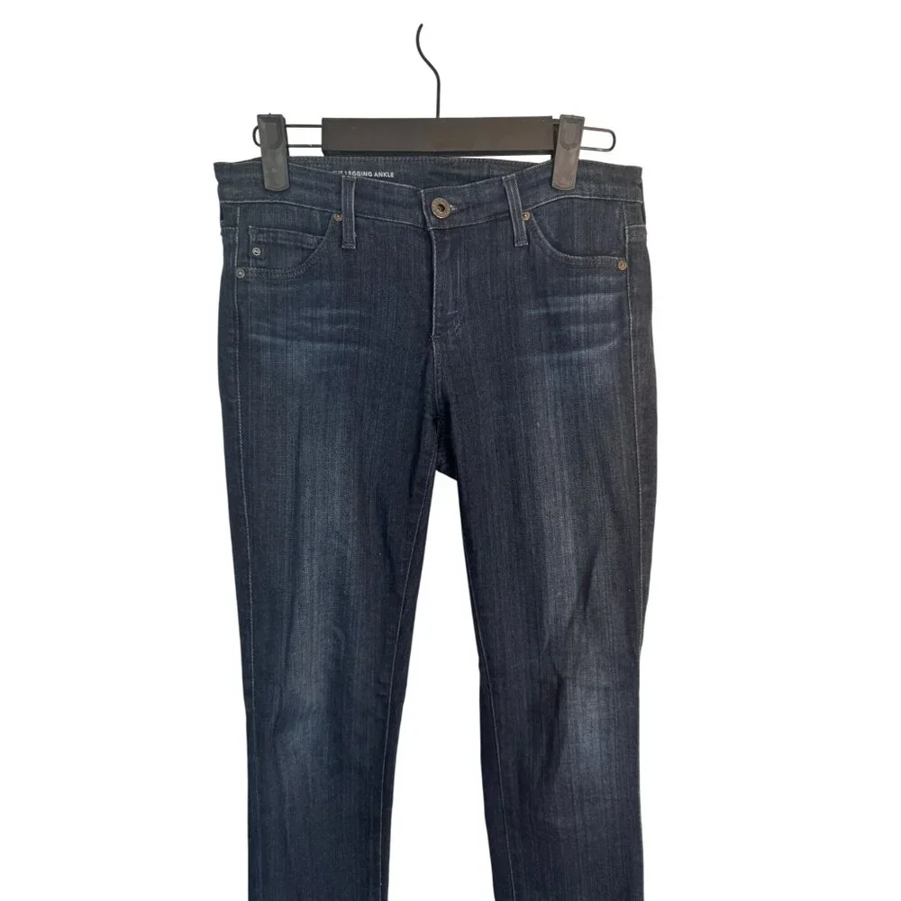 AG Adriano Goldschmied Size 25 Dark Wash Legging Ankle Jeans Cotton Blend